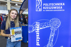 Stoisko Politechniki Rzeszowskiej na targach Edu Salon,